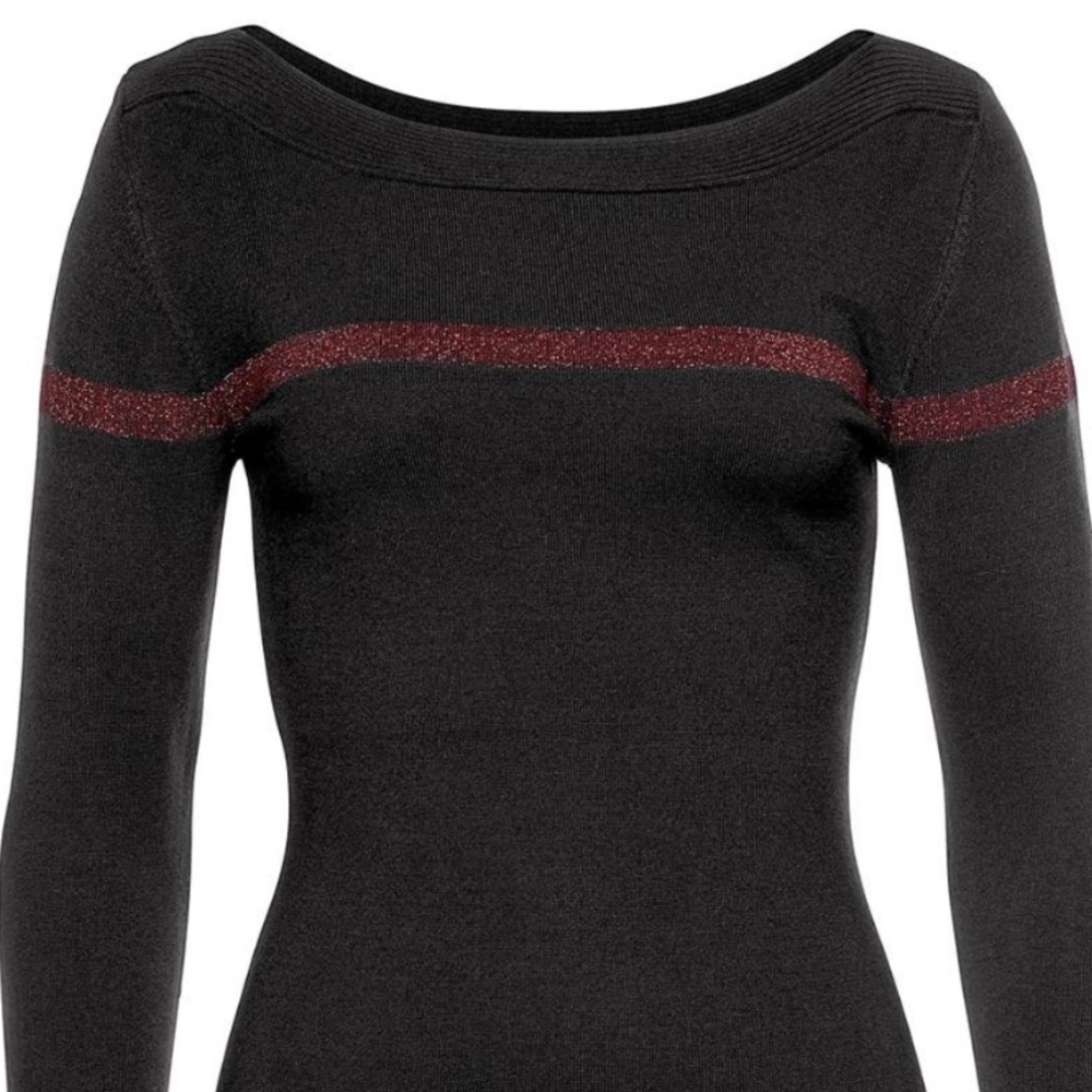 Stripe Detail Sweater Dress - Picture 6 of 8
